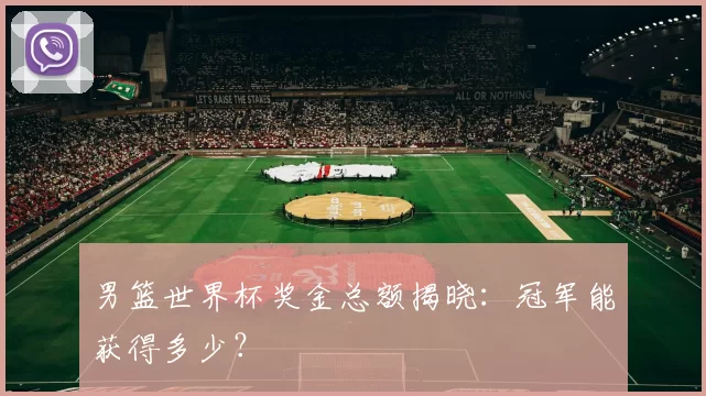 男篮世界杯奖金总额揭晓:冠军能获得多少?