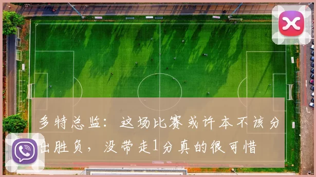 多特总监：这场比赛或许本不该分出胜负，没带走1分真的很可惜