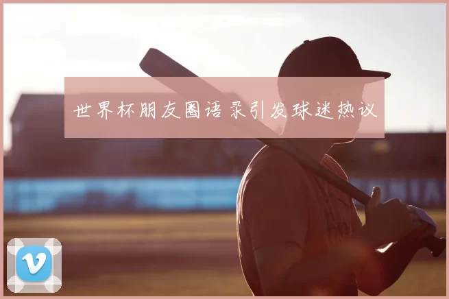 世界杯朋友圈语录引发球迷热议