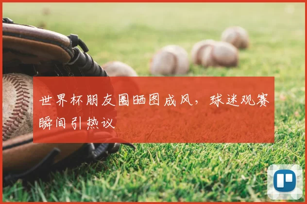 世界杯朋友圈晒图成风,球迷观赛瞬间引热议